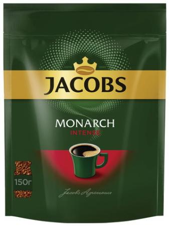 

Кофе растворимый JACOBS MONARCH "Intense", сублимированный, 150 г, мягкая упаковка, 37804