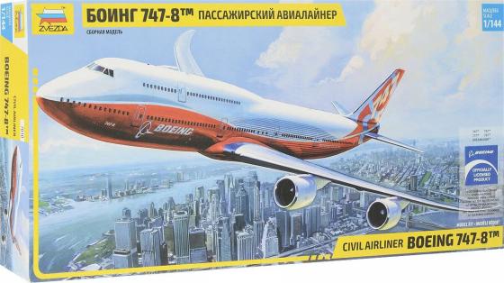 

Авиалайнер ЗВЕЗДА Боинг 747-8 1:144