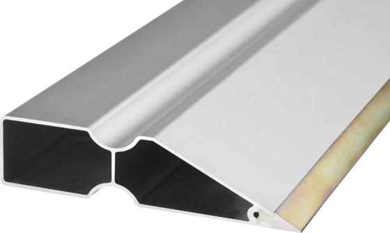 

Правило "Bi-Metall" со стальной рабочей кромкой, KRAFTOOL 10735-1.5, тип TRK-трапеция "DuoGrip", анодированный алюмин профиль, 1,5м