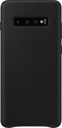 

Чехол (клип-кейс) Samsung для Samsung Galaxy S10+ Leather Cover черный (EF-VG975LBEGRU)