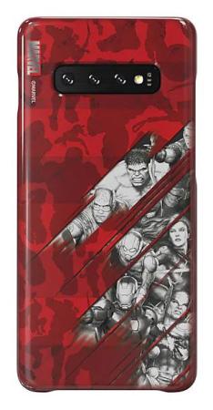 

Чехол (клип-кейс) Samsung для Samsung Galaxy S10+ Marvel Case AvComics красный (GP-G975HIFGHWI)