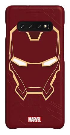 

Чехол (клип-кейс) Samsung для Samsung Galaxy S10+ Marvel Case IronMan красный (GP-G975HIFGHWB