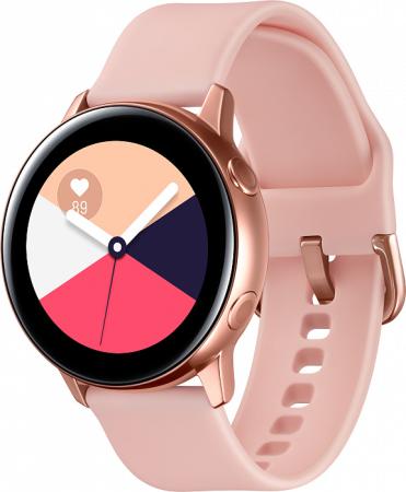 Смарт-часы Samsung Galaxy Watch Active 39.5мм 1.1" Super AMOLED розовое золото (SM-R500NZDASER)