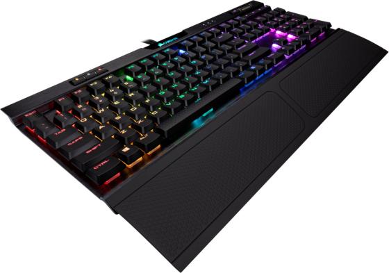 

Клавиатура проводная Corsair K70 RGB MK.2 Low Profile RAPIDFIRE USB черный