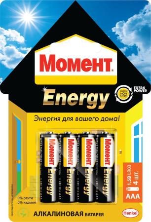 Батарейка Henkel "МОМЕНТ ENERGY" 2098785 AAA 4 шт