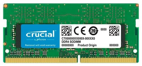 Оперативная память для ноутбука 4Gb (1x4Gb) PC4-21300 2666MHz DDR4 SO-DIMM CL19 Crucial CT4G4SFS8266