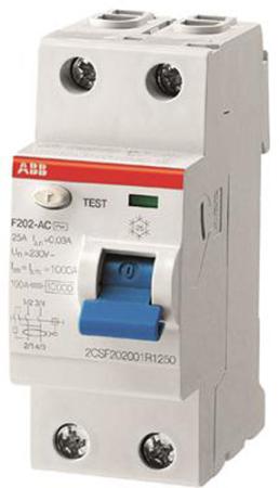 ABB 2CSF202001R1250 Выкл.диф.тока 2мод. F202 AC-25/0,03