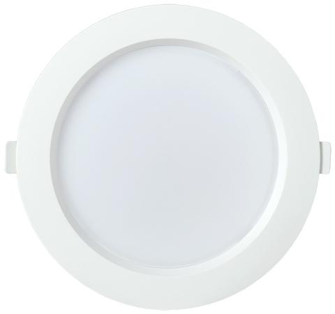 Iek LDVO0-1703-18-6500-K01 Светильник LED ДВО 1703 белый круг 18Вт 6500K IP40 {пластик. корпус, диам 192 мм}