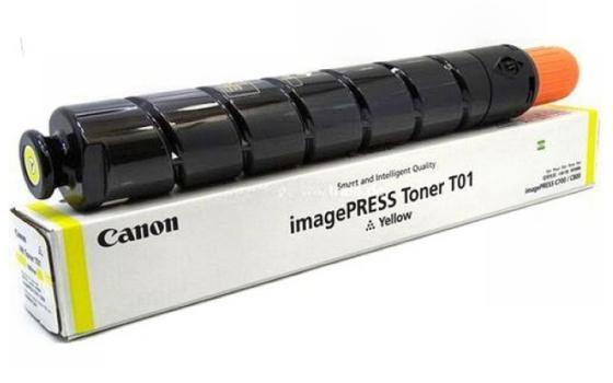 Тонер Canon T01 Y 8069B001 желтый туба 1040гр. для копира IPC800 картридж canon c exv34 3785b002 туба для копира ir c9060 c9065 c9070 желтый