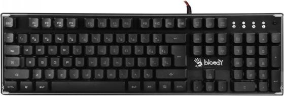Клавиатура A4 B180R черный USB Multimedia Gamer LED