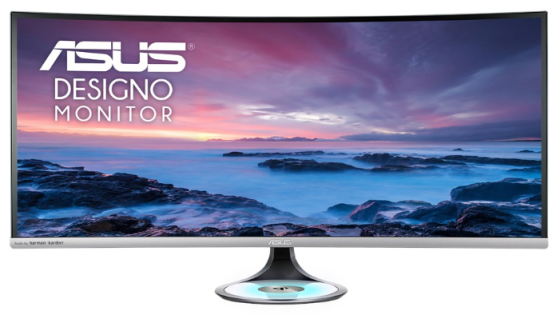 

Монитор 38" ASUS MX38VC черный IPS 3840x1600 300 cd/m^2 5 ms DisplayPort USB USB Type-C HDMI 90LM03B0-B01170