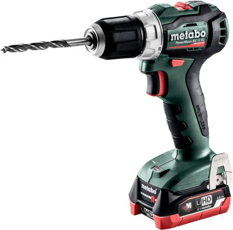 

Аккумуляторная дрель-шуруповерт METABO PowerMaxx BS 12 BL (601038800) 2х4.0 LiIon,кейс