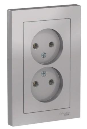 Розетка Schneider Electric ATN000320 16 А алюминий 1240229