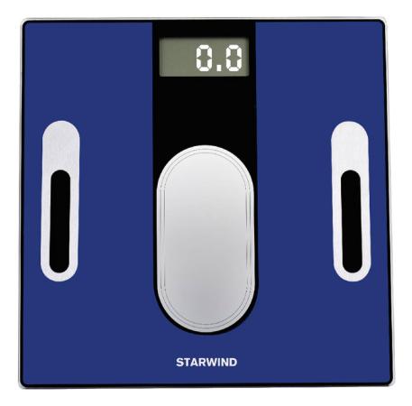 Весы напольные StarWind SSP6050 синий весы напольные starwind ssp6070