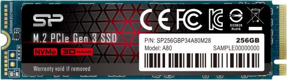 

Твердотельный накопитель SSD M.2 256 Gb Silicon Power SP256GBP34A80M28 Read 3200Mb/s Write 3000Mb/s 3D NAND TLC