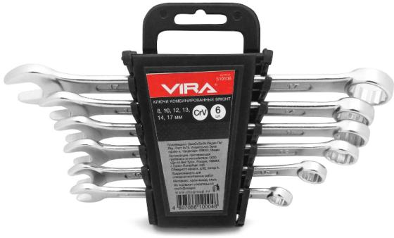 Набор комбинированных ключей VIRA 510106 (8 - 17 мм) 6 шт.