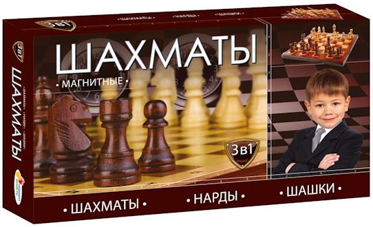 

Настольная игра развивающая ИГРАЕМ ВМЕСТЕ ""Шахматы, шашки, нарды""