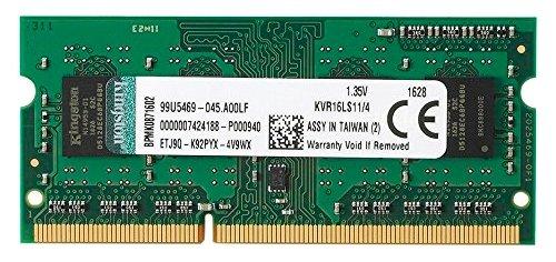 

Оперативная память для ноутбука 4Gb (1x4Gb) PC3-12800 1600MHz DDR3 SO-DIMM CL11 Kingston KVR16LS11/4BK