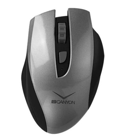 

CANYON CNS-CMSW7G {Wireless Rechargeable Mouse with 4 buttons, innovative solution for comfort usage, requires no batteries, the ability to charge from the USB port and from the usual outlets, up to }