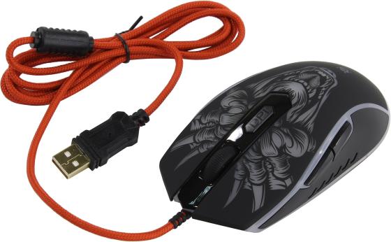 Мышь проводная Defender Monstro GM-510L чёрный USB