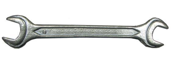 Ключ рожковый BIBER 90606 (12 / 14 мм) кованый оцинкованный