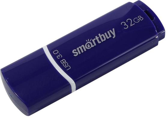 

Флешка 32Gb Smart Buy Crown USB 3.0 синий SB32GBCRW-Bl