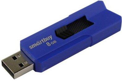 

Флешка 8Gb Smart Buy Stream USB 2.0 синий SB8GBST-B