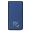 Crown Зарядное устройство CMPB-604 blue (power bank, 10000 mAh, Li-Pol, вход: micro-USB-5В/2А; выход: USB-5В/2А)2