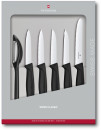 Набор ножей кухон. Victorinox Swiss Classic Kitchen (6.7113.6G) компл.:6шт черный подар.коробка