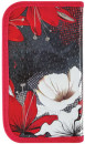 Пенал BRAUBERG, 2 отделения, металлизированный картон, конгрев, 19х11 см, Цветы, 2280982