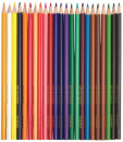 Карандаши цветные ГАММА "Мультики", 24 цвета, заточенные, трехгранные, картонная упаковка, 050918_092
