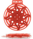 Коврики-вставки для писсуара, ЭКОС (POWER-SCREEN), на 30 дней каждый, комплект 2 шт., аромат "Дыня", цвет красный, PWR-10R