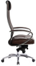 Кресло офисное МЕТТА "SAMURAI" KL-1, кожа, темно-коричневое2