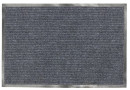 Коврик входной ворсовый влаго-грязезащитный ЛАЙМА, 120х150 см, ребристый, толщина 7 мм, серый, 602875