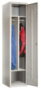 Шкаф металлический для одежды ПРАКТИК "LS-11-40D", 2 отделения, 1830х418х500 мм, 24 кг, разборный2