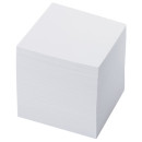 Блок для записей STAFF непроклеенный, куб 9х9х9 см, белый, белизна 90-92%, 1263662
