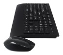 Клавиатура + мышь Oklick 222M клав:черный мышь:черный USB беспроводная slim Multimedia3