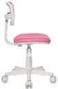 Кресло детское Бюрократ CH-W299/PK/TW-13A спинка сетка розовый TW-06A TW-13A (пластик белый)3