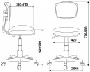 Кресло детское Бюрократ CH-W299/PK/TW-13A спинка сетка розовый TW-06A TW-13A (пластик белый)5