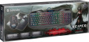Клавиатура проводная Defender MKP-018 RU USB черный 52018 мышь+ковер4