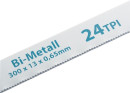 Полотна для ножовки по металлу, 300 мм, 24TPI, BIM, 2 шт.// Gross