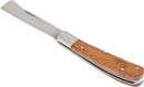 Нож садовый, 173 мм, складной, копулировочный, деревянная рукоятка// Palisad2