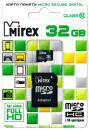 Флешка 32Gb Mirex 13613-AD10SD32 microSDHC черный2