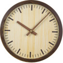 Часы настенные аналоговые Бюрократ Wood WALLC-R60P коричневый