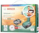 Дрель-шуруповерт Bosch UniversalDrill 18 аккум. патрон:быстрозажимной4