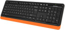 A-4Tech Клавиатура + мышь A4 Fstyler FG1010 ORANGE клав:черный/оранжевый мышь:черный/оранжевый USB беспроводная [1147574]4