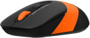 A-4Tech Клавиатура + мышь A4 Fstyler FG1010 ORANGE клав:черный/оранжевый мышь:черный/оранжевый USB беспроводная [1147574]5