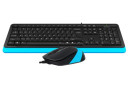 A-4Tech Клавиатура + мышь A4 Fstyler F1010 BLUE клав:черный/синий мышь:черный/синий USB[1147546]3