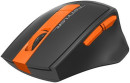Мышь беспроводная A4TECH Fstyler FG30 серый оранжевый USB