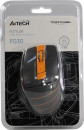 Мышь беспроводная A4TECH Fstyler FG30 серый оранжевый USB4